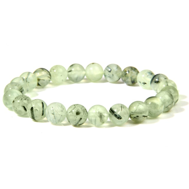 Bracelet Guérison en Prehnite "Conscience & Acceptation"