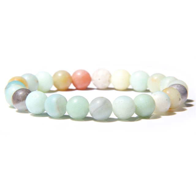 Bracelet Yoga en Amazonite "Paix & Courage"