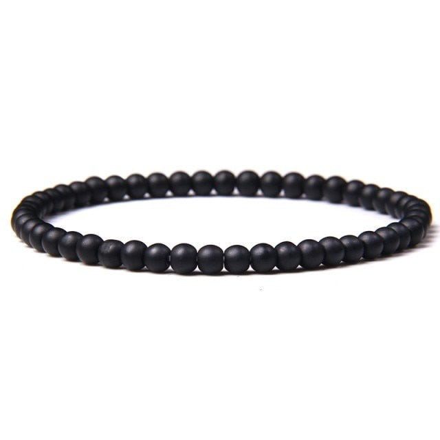 Bracelet Reiki en Onyx "Stabilité & Maîtrise de soi"