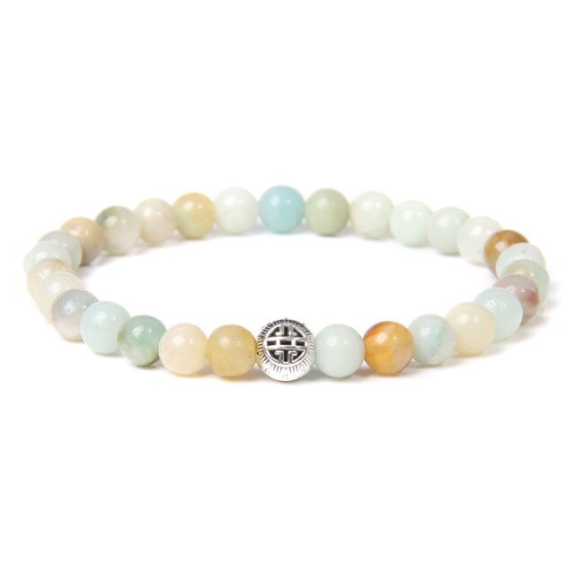 Bracelet Reiki en Amazonite "Paix & Courage"