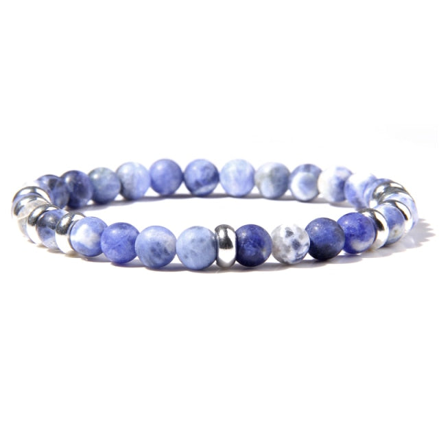 Bracelet Reiki en Sodalite "Humilité & Courage"