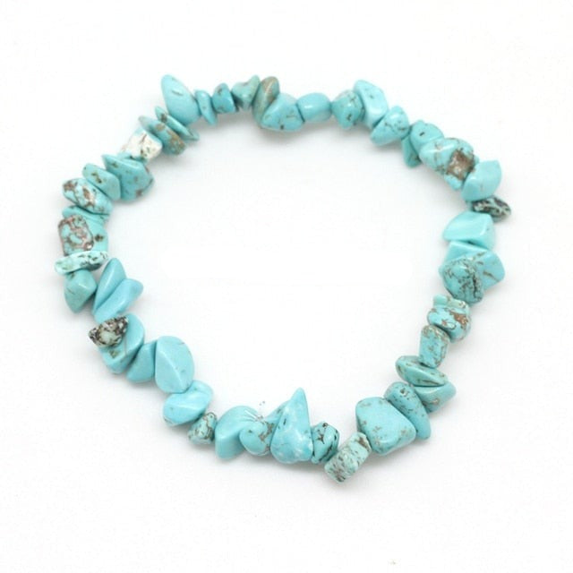 Bracelet Baroque en Turquoise bleue "Sérénité & Bien être"