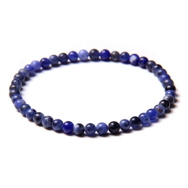 Bracelet en Sodalite "Humilité & Courage"