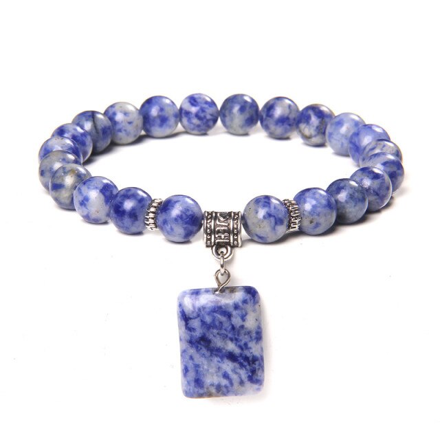 Bracelet Guérison en Sodalite "Humilité & Courage"