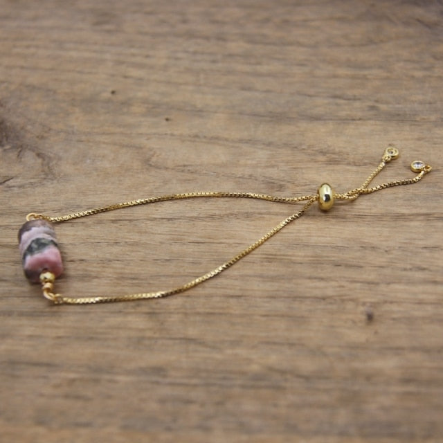 Bracelet en Rhodonite "Amour & Bienveillance"