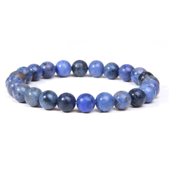 Bracelet Reiki en Sodalite "Humilité & Courage"