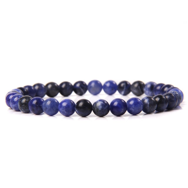 Bracelet Reiki en Sodalite "Humilité & Courage"