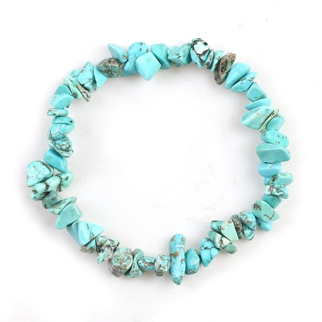 Bracelet Baroque en Turquoise bleue "Sérénité & Bien être"