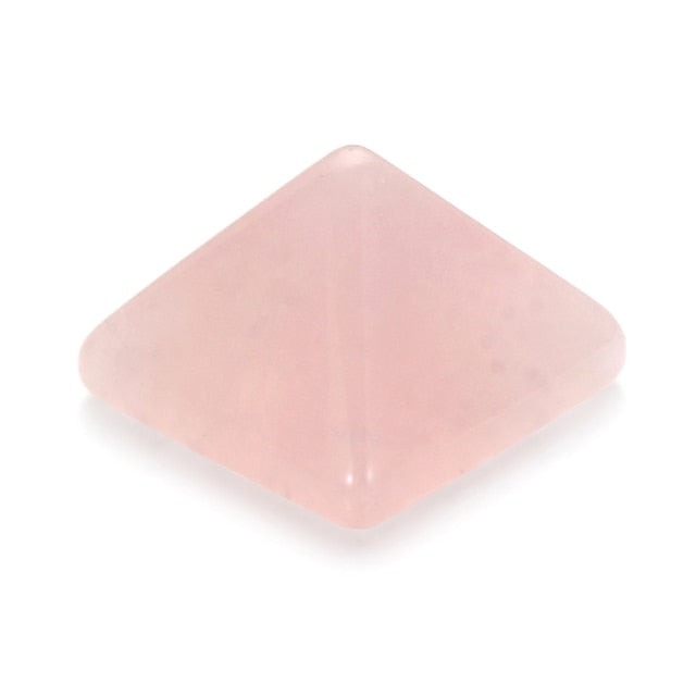 Pyramide Guérison en Quartz rose "Amour & Confiance en soi"