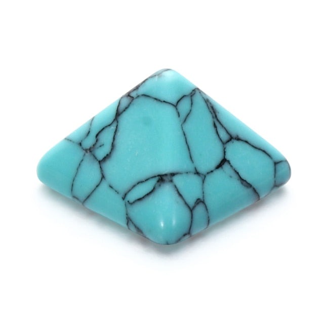 Pyramide Guérison en Turquoise bleue "Sérénité & Bien être"