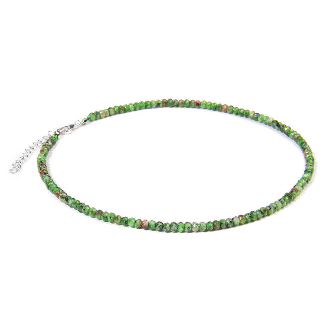 Collier en Epidote "Prospérité & Abondance"