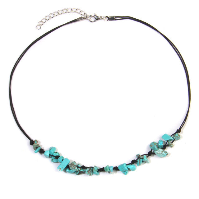 Collier en Turquoise "Stabilité & Empathie"