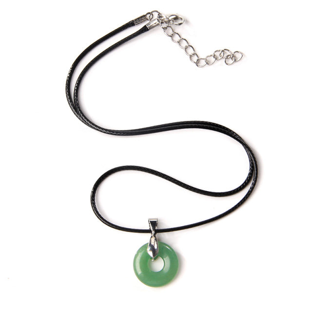 Cordon et son Pendentif Reiki en Aventurine "Chance & Fortune"