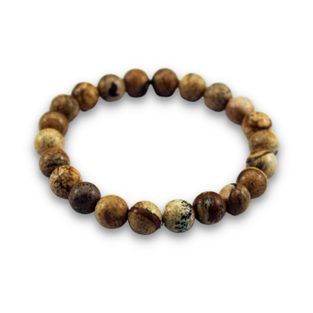 Bracelet Guérison en Jaspe brun "Ancrage & Purification"